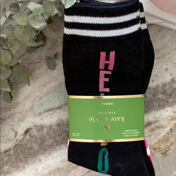 NWT kate spade | 3 pairs of socks - Picture 4 of 6